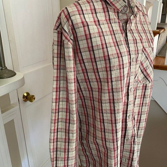 Hurley Plaid Long Sleeve Shirt SZ L NWOT - Picture 6 of 10